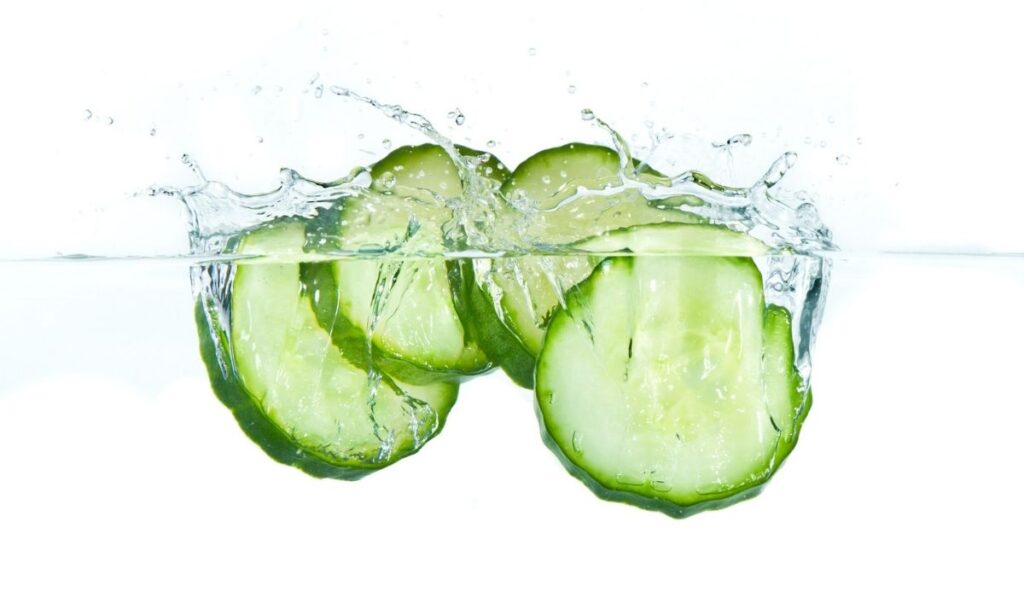 Cucumber in water 
