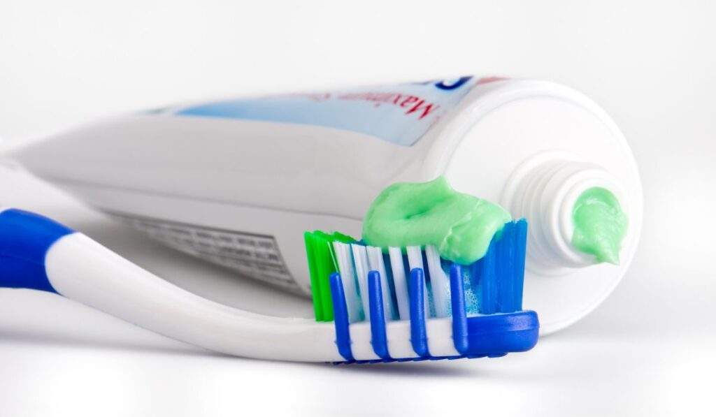 Toothbrush and Tube paste
